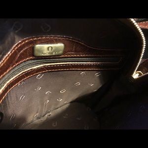 Etienne Aigner Bags - Etienne Aigner Brown Croc Leather Crossbody Etienne Aigner Bags - Etienne Aigner Brown Croc Leather Crossbody